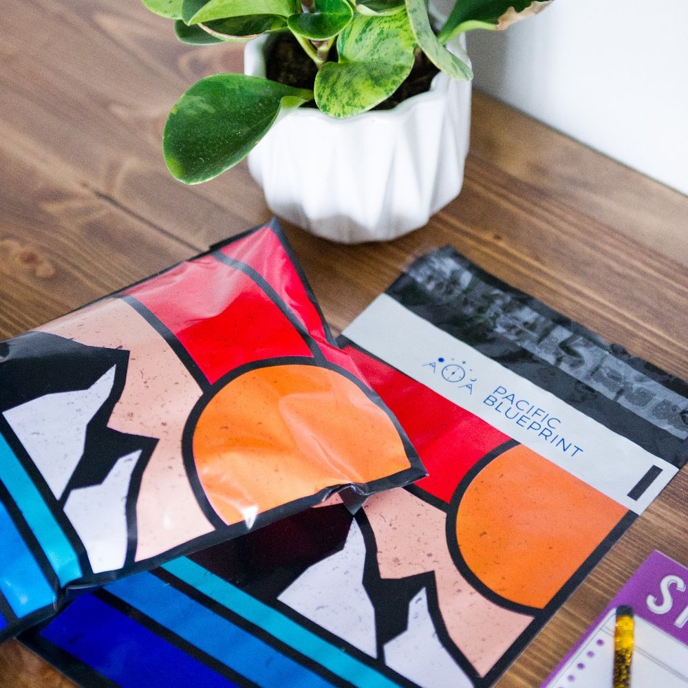 6x9 Polymailers, Shipping Bags with outdoor vibes.